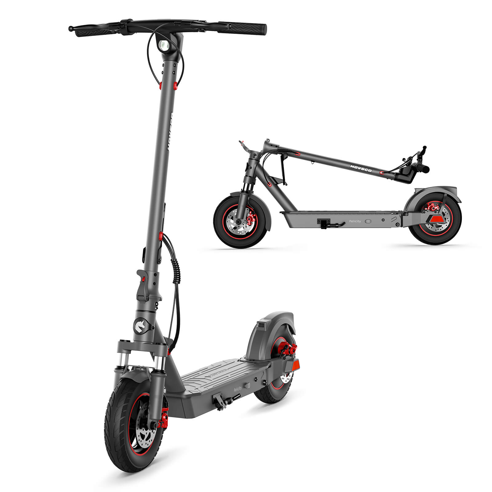 HOVSCO Felicity 10" Folding Electric Scooter For Adult - Green Vista Living