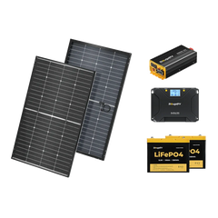 BougeRV 12V 400 Watt Rigid Solar System Kit - Green Vista Living