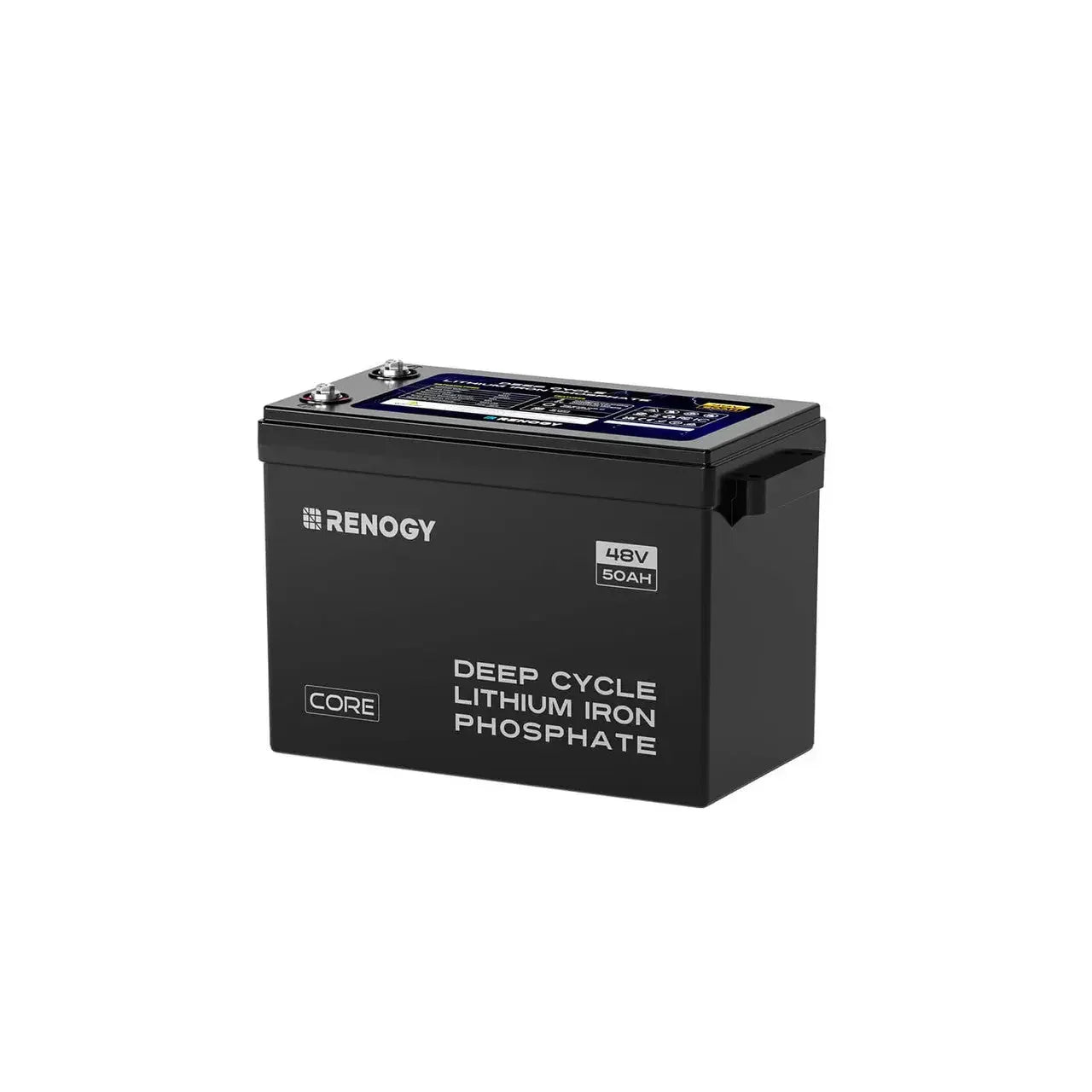 Renogy Core - 48V 50Ah Smart Lithium Iron Phosphate Battery w/Self-heating - Green Vista Living