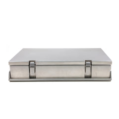 Faraday Defense Solid Metal Faraday Cage Box – Hinged & Latched Stainless Steel