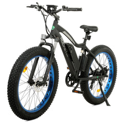 UL Certified-Ecotric Rocket Fat Tire Beach Snow Electric Bike - Blue - Green Vista Living
