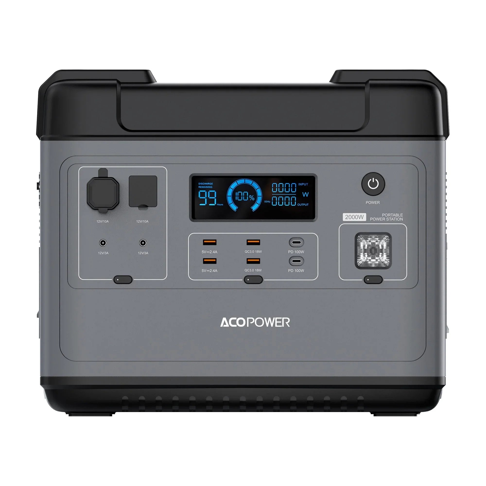 ACOPOWER P2001 Portable Power Station 2000W/2000Wh - Green Vista Living