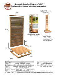 Dundalk Leisurecraft Canadian Savannah Outdoor Shower - Green Vista Living