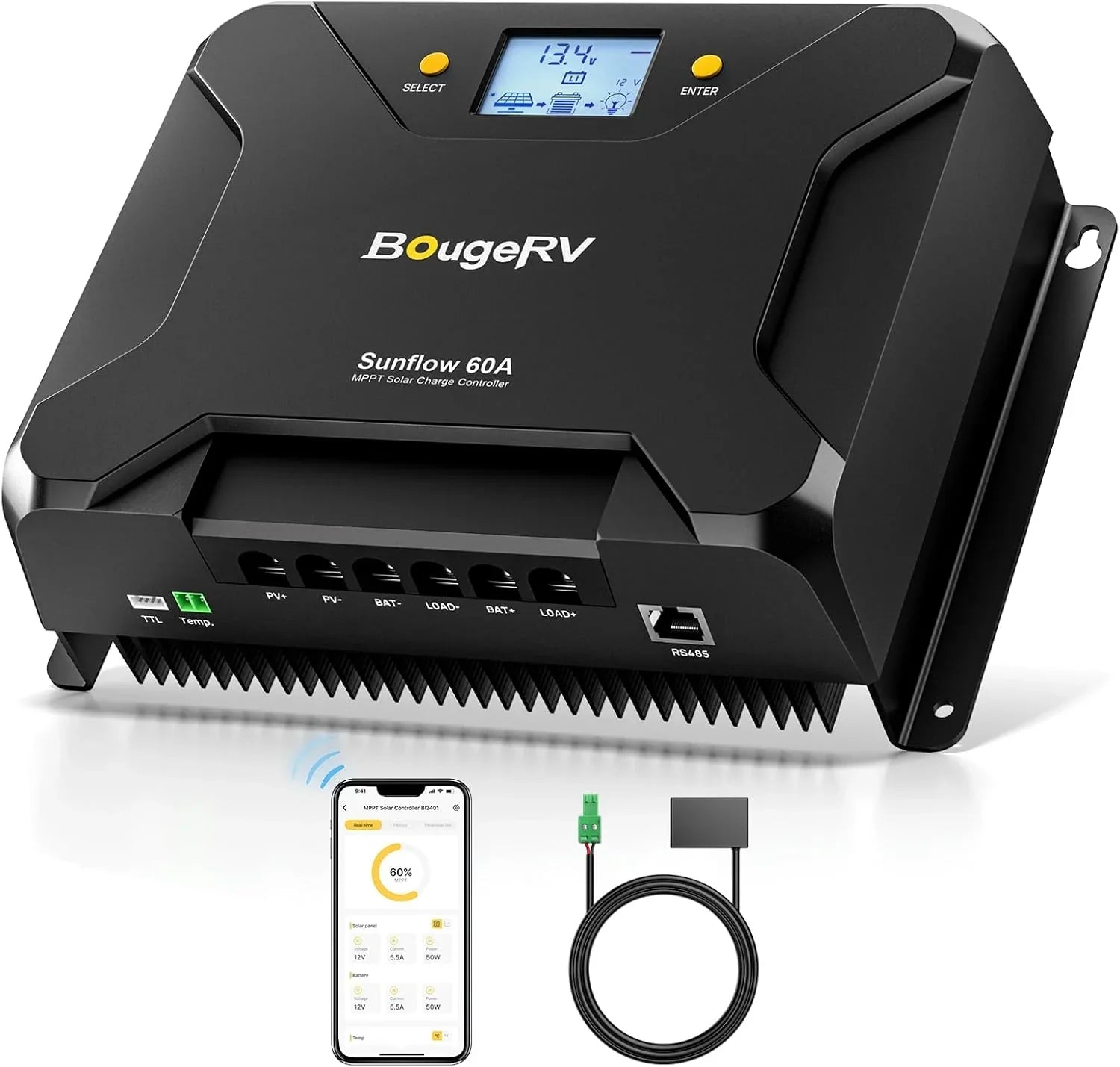 BougeRV 12V 800W High Watt Rigid Solar System Kit - Green Vista Living