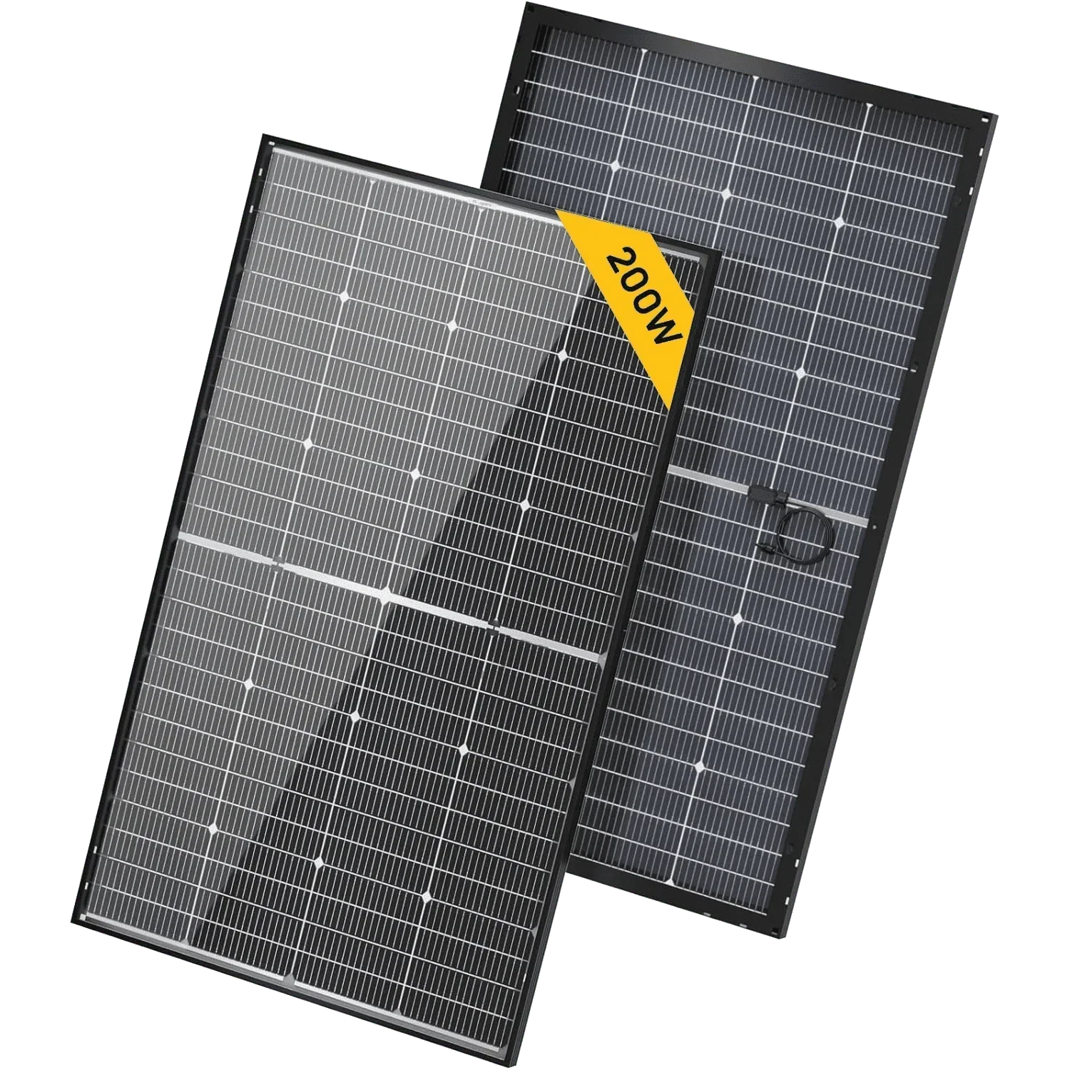 BougeRV N-Type 12V/24V 200 Watt Bifacial 16BB Solar Panel - Green Vista Living