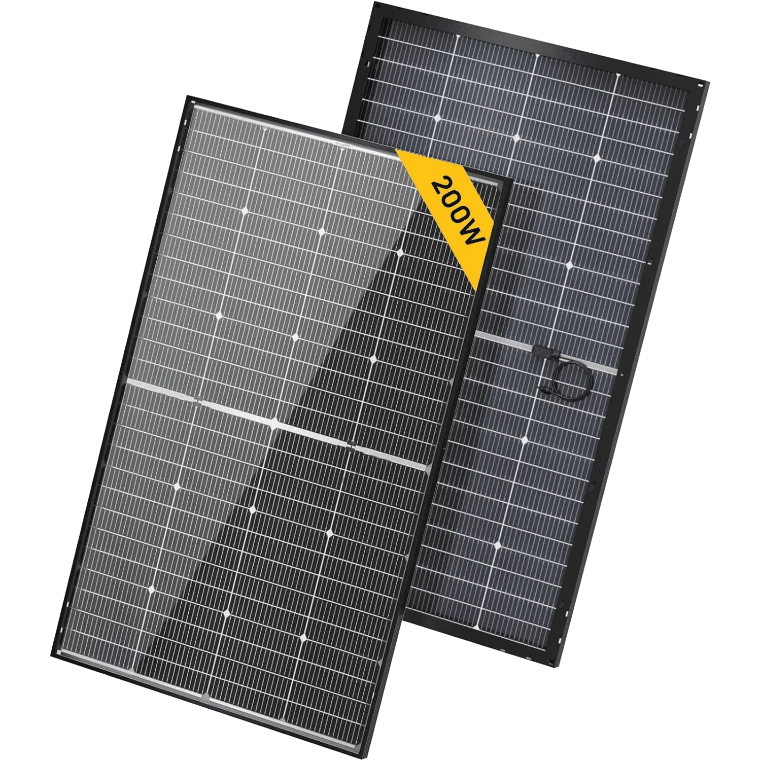 BougeRV N-Type 12V/24V 200 Watt Bifacial 16BB Solar Panel - Green Vista Living