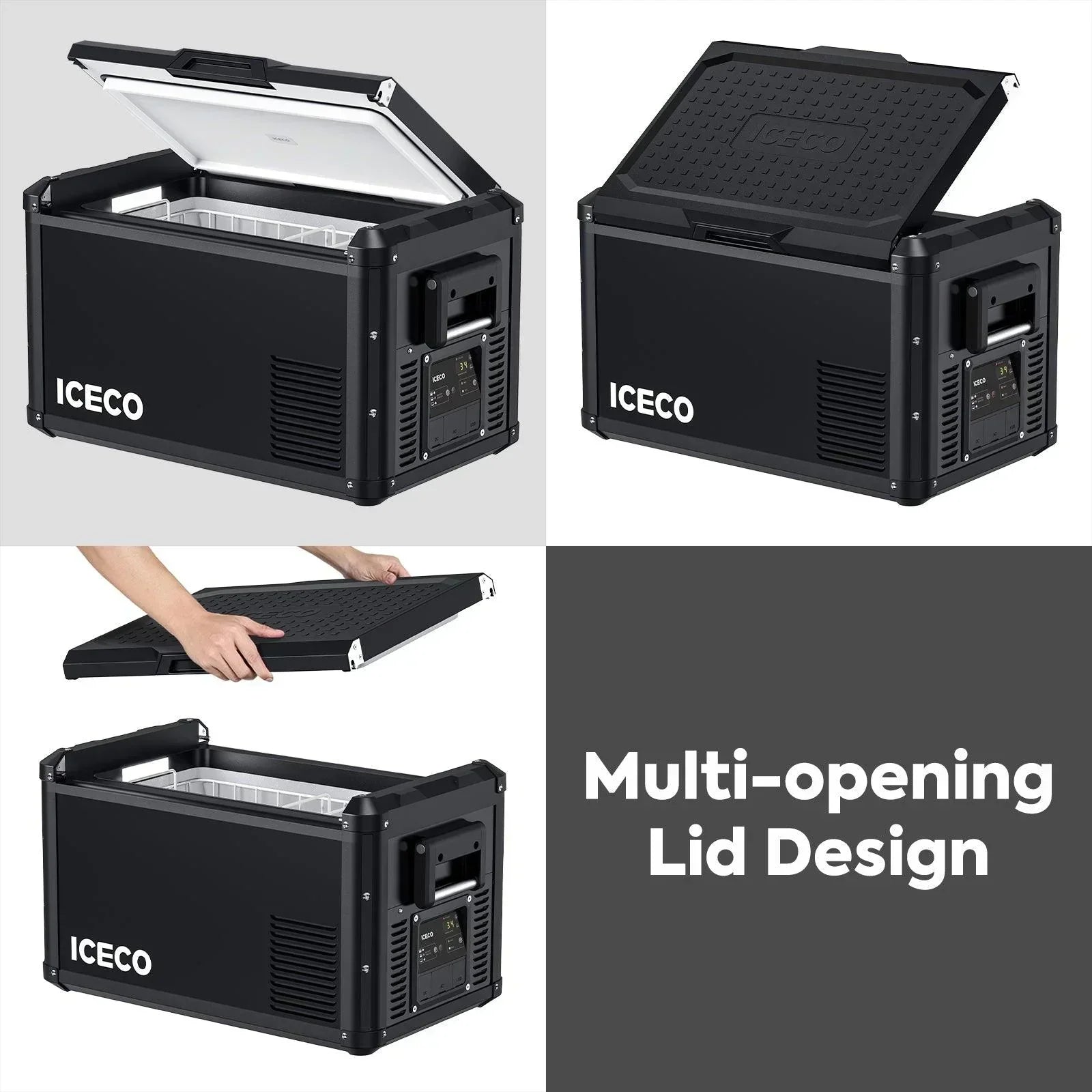 ICECO VL35ProS 37QT Single Zone Portable Fridge Freezer - Green Vista Living