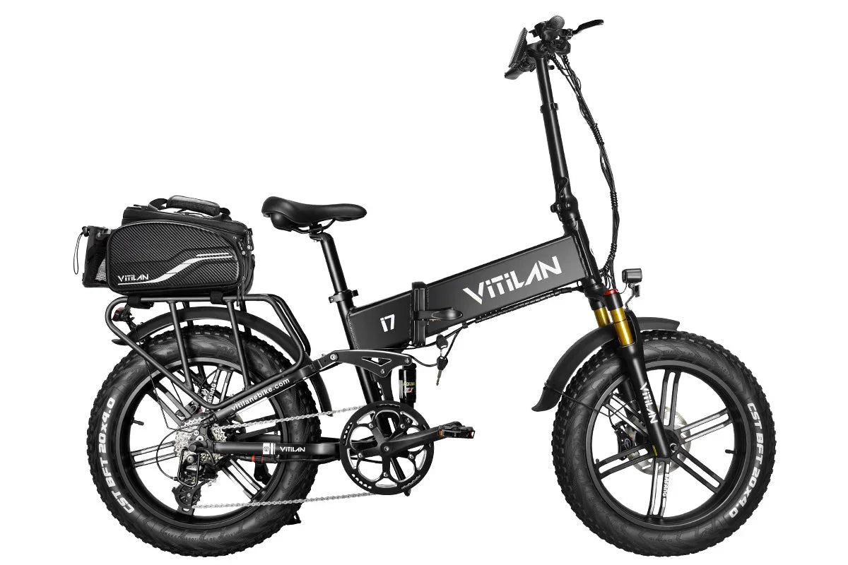 Vitilan I7 Pro Folding Full Suspension Electric Bike - Green Vista Living