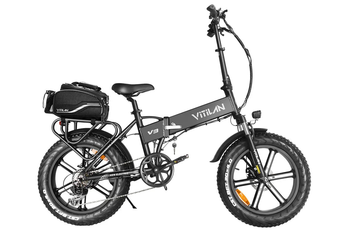 Vitilan V3 2.0 Folding Fat Tires Adult All Terrain Electric Bike - Green Vista Living