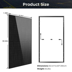 Sungold Power 500W Mono Black PERC Solar Panel - Green Vista Living