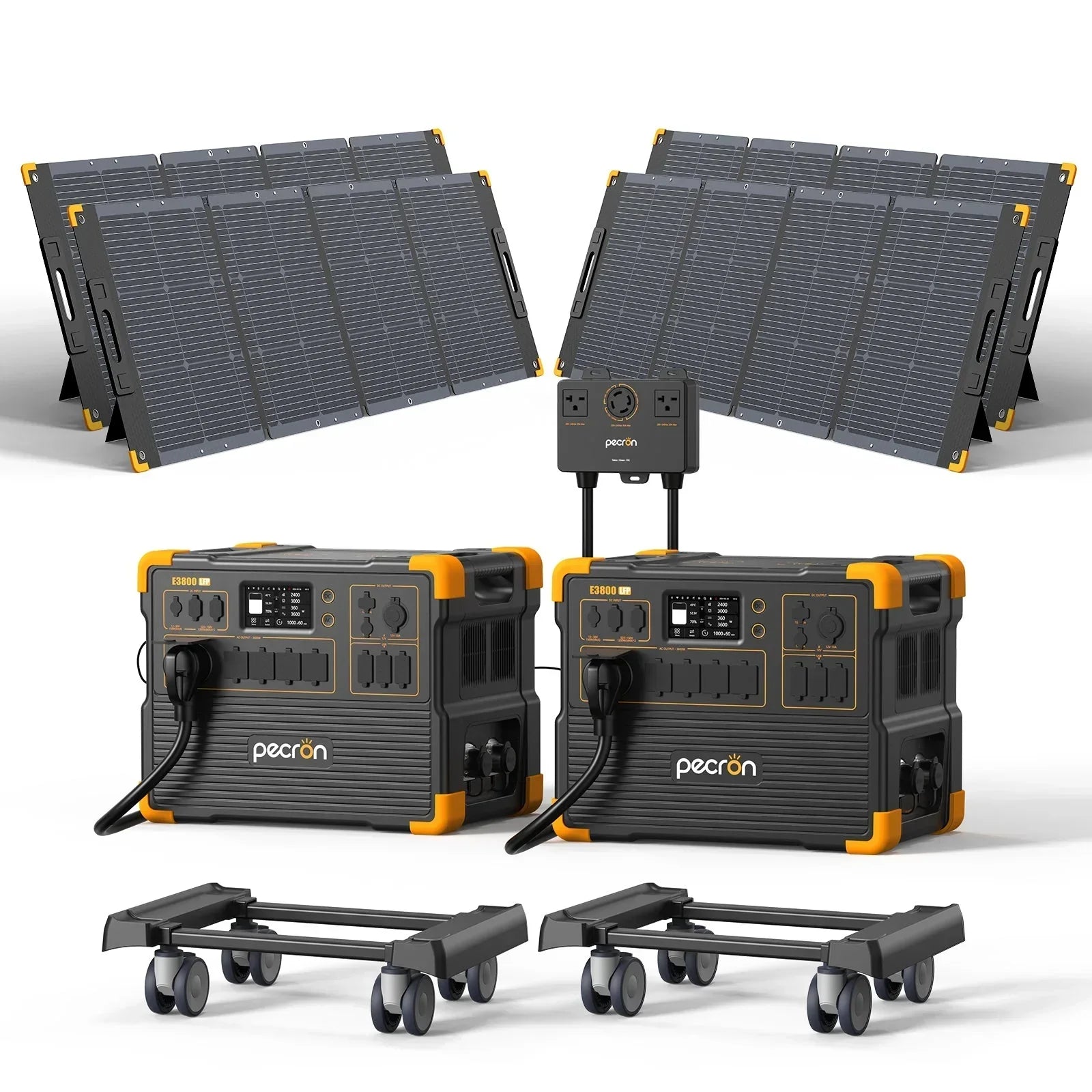 PECRON E3800LFP Portable Power Station 4200W 3840Wh - Green Vista Living