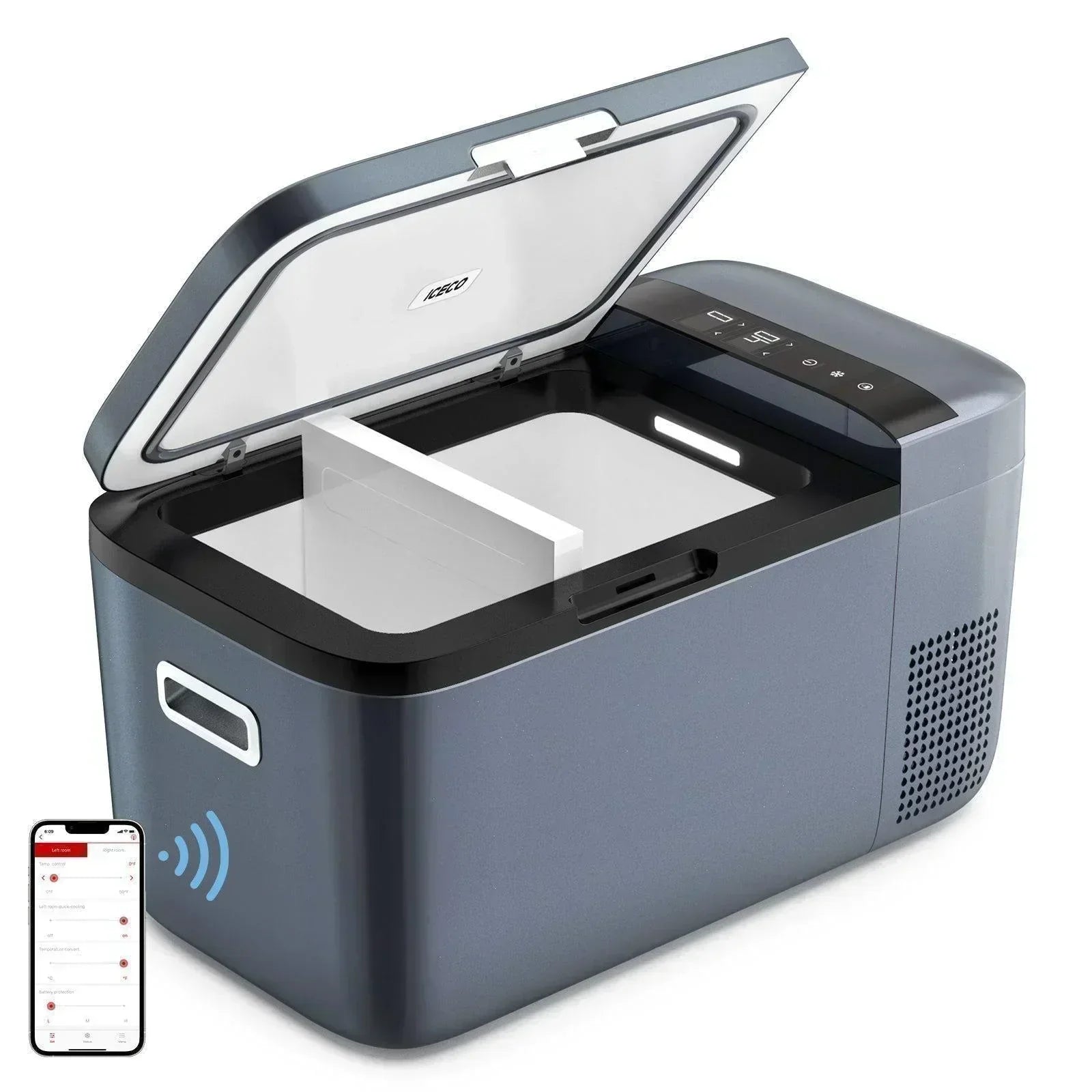 ICECO GO20 21QT Dual Zone Portable Fridge Car Freezer - Green Vista Living