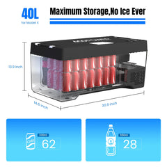 AcoPower TesFridge Portable Freezer – Specially Designed for Tesla Model X - Green Vista Living
