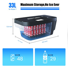 AcoPower TesFridge Portable Freezer – Specially Designed for Tesla Model Y - Green Vista Living