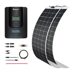 Essential Off-Grid Solar Kit 400W 12V | Optional 2.4kWh LiFePO4 Battery