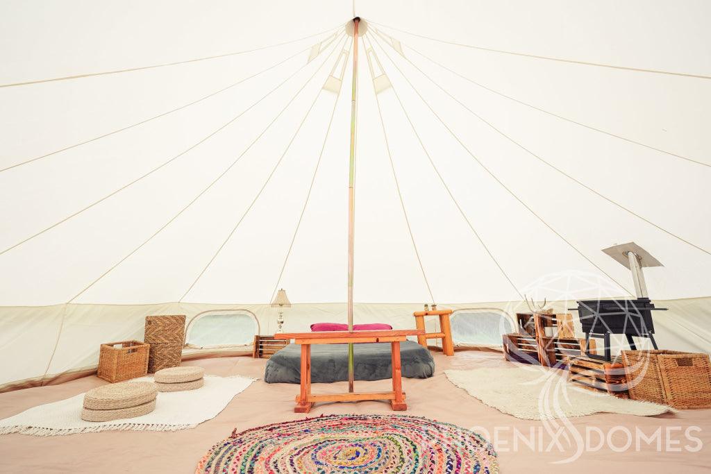 20'/6m Canvas Bell Tent - Phoenix Domes - Green Vista Living