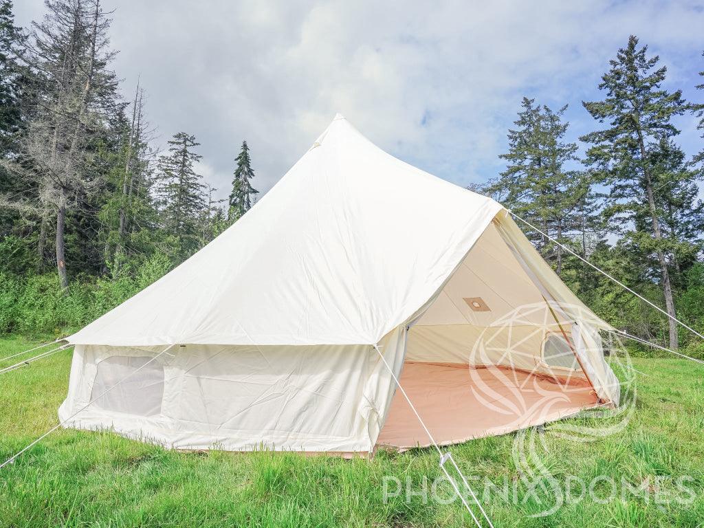 20'/6m Canvas Bell Tent - Phoenix Domes - Green Vista Living