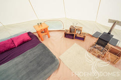 20'/6m Canvas Bell Tent - Phoenix Domes - Green Vista Living