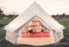 20'/6m Canvas Bell Tent - Phoenix Domes - Green Vista Living