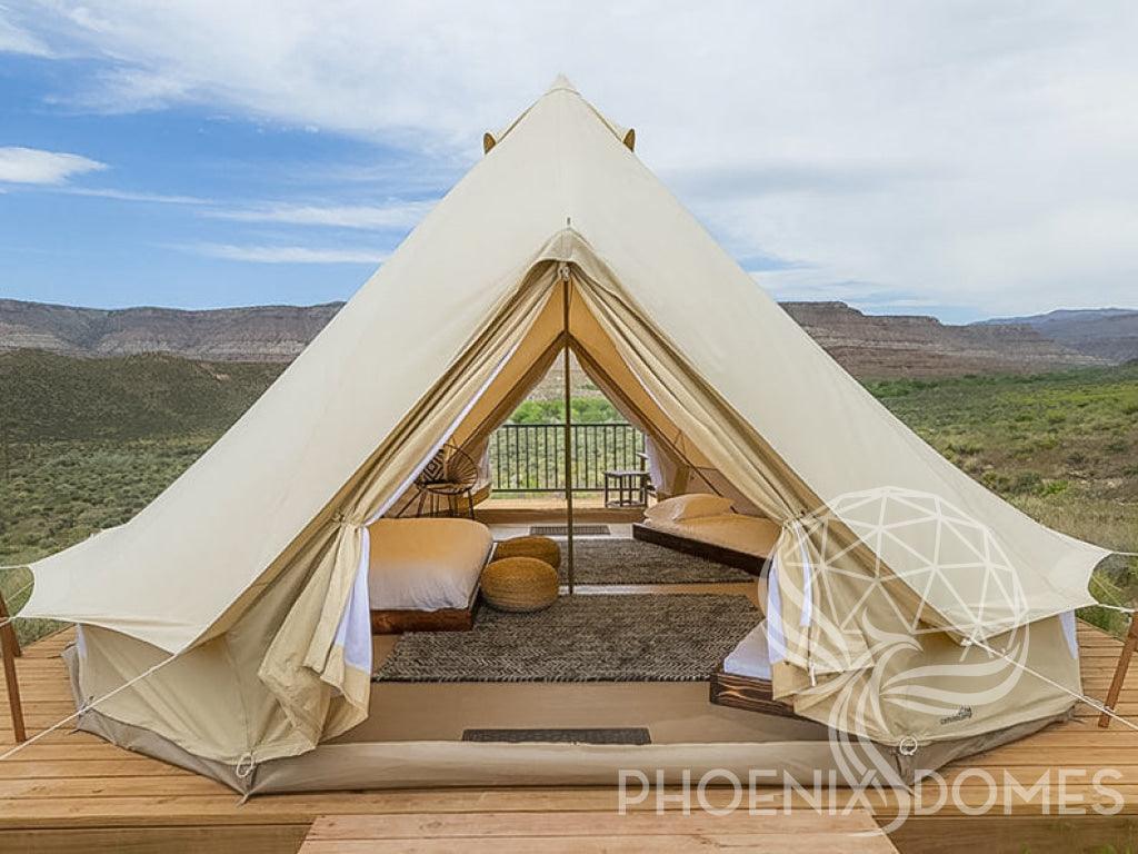 20'/6m Canvas Bell Tent - Phoenix Domes - Green Vista Living