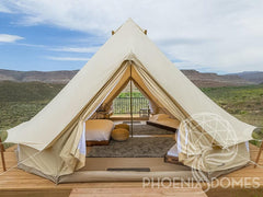 20'/6m Canvas Bell Tent - Phoenix Domes - Green Vista Living