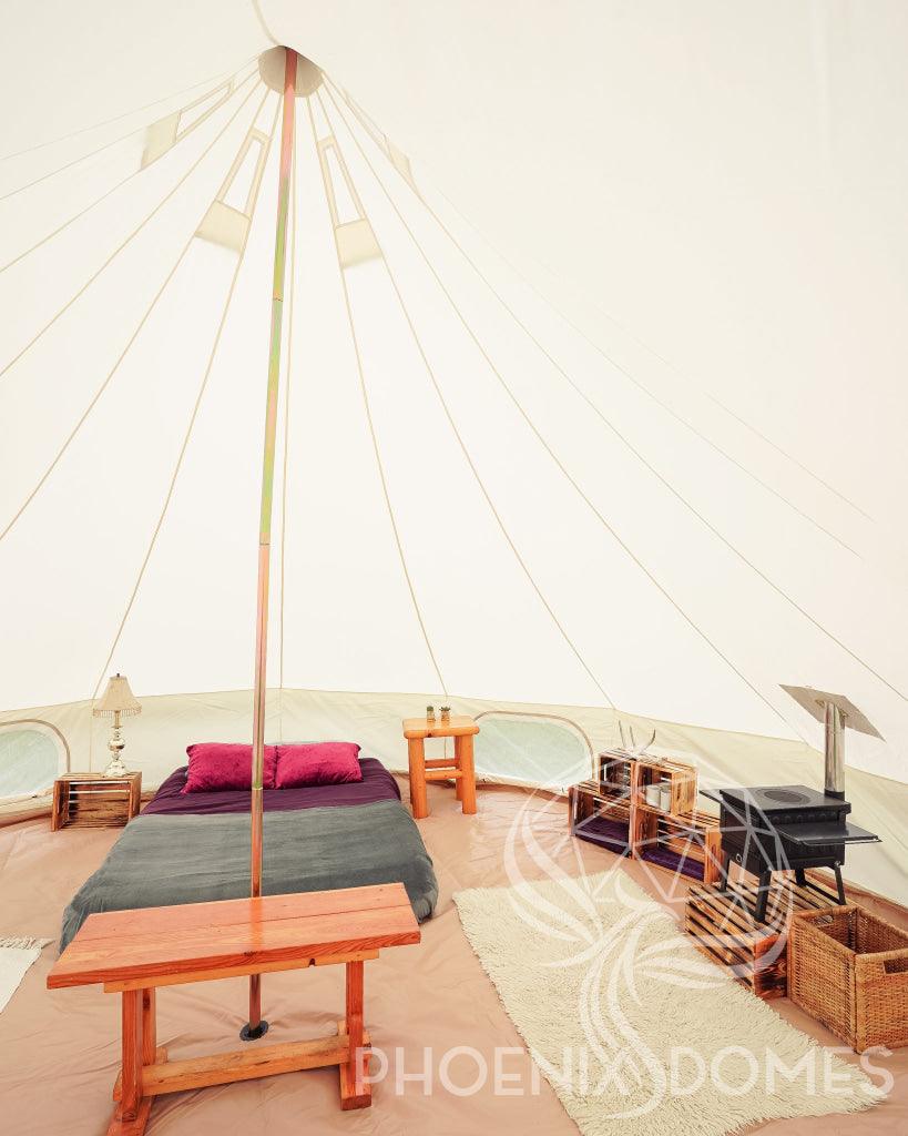 20'/6m Canvas Bell Tent - Phoenix Domes - Green Vista Living