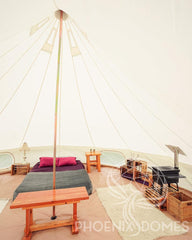 20'/6m Canvas Bell Tent - Phoenix Domes - Green Vista Living