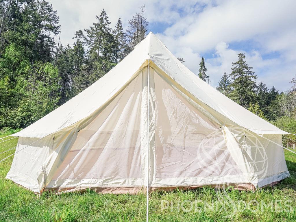 20'/6m Canvas Bell Tent - Phoenix Domes - Green Vista Living