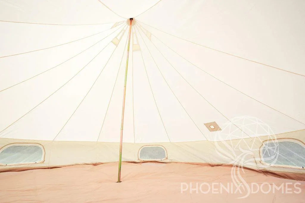 20'/6m Canvas Bell Tent - Phoenix Domes - Green Vista Living