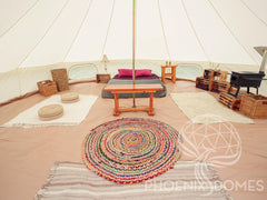 20'/6m Canvas Bell Tent - Phoenix Domes - Green Vista Living