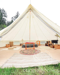 20'/6m Canvas Bell Tent - Phoenix Domes - Green Vista Living