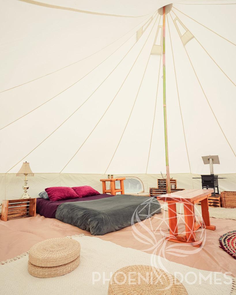 20'/6m Canvas Bell Tent - Phoenix Domes - Green Vista Living