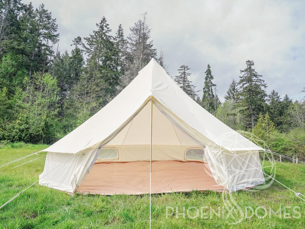 20'/6m Canvas Bell Tent - Phoenix Domes - Green Vista Living