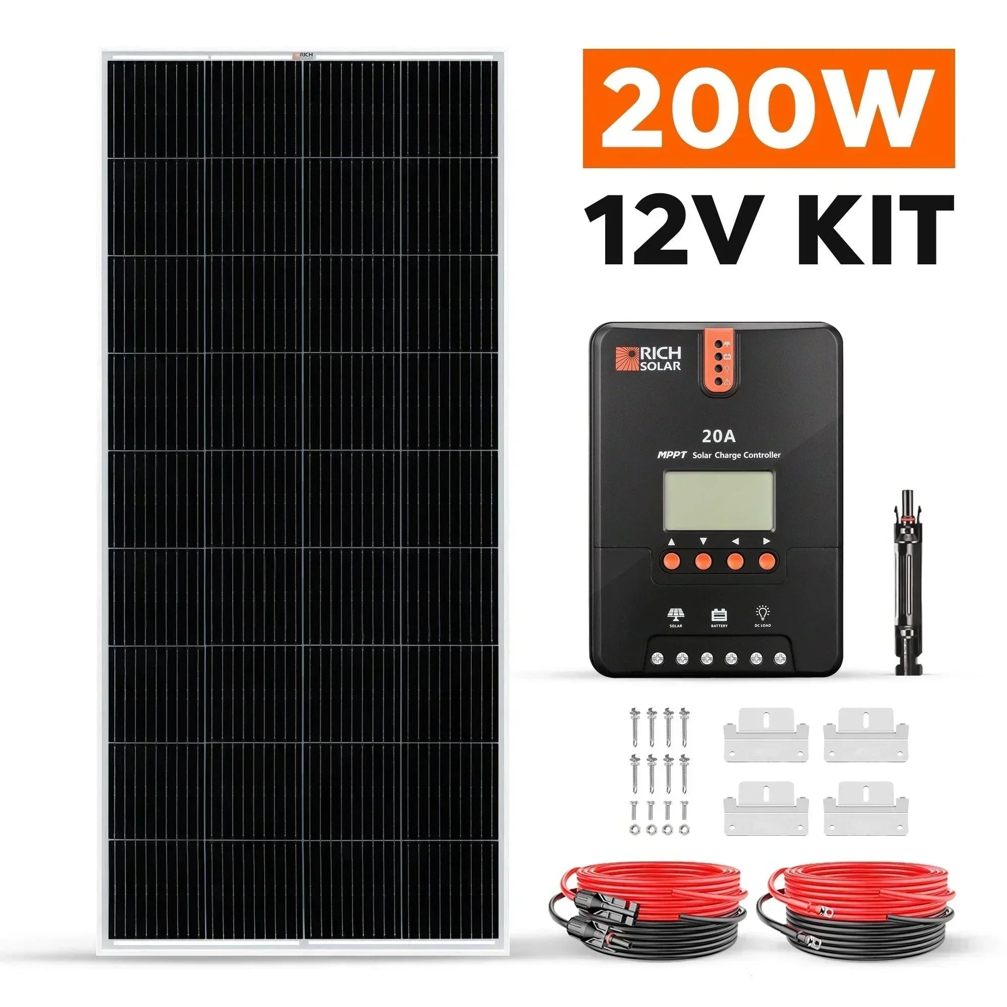 Rich Solar - 200 Watt Solar Kit - Green Vista Living