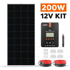 Rich Solar - 200 Watt Solar Kit - Green Vista Living