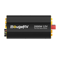 BougeRV 2000W 12V Pure Sine Wave Inverter with Bluetooth - Green Vista Living
