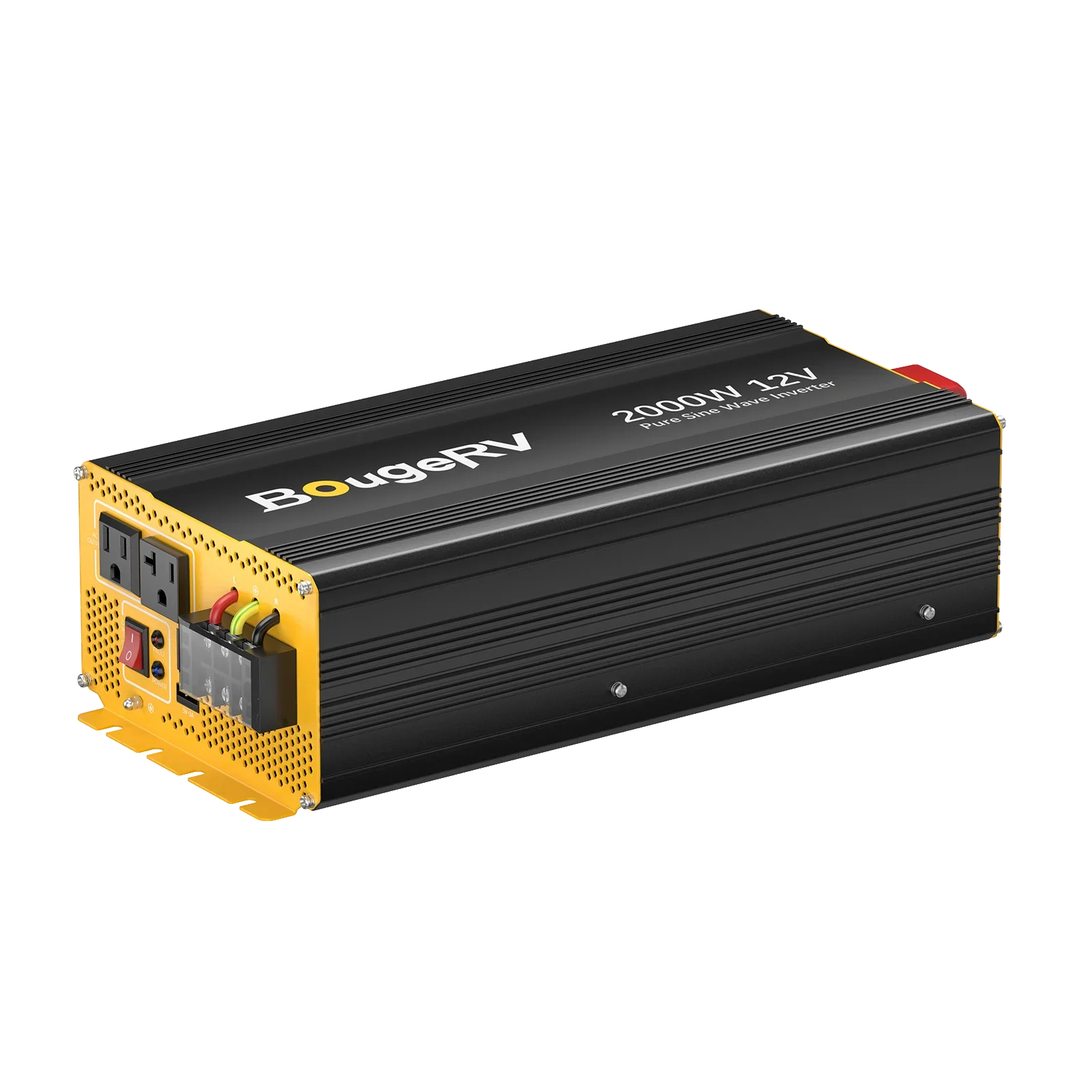 BougeRV 2000W 12V Pure Sine Wave Inverter with Bluetooth - Green Vista Living