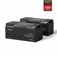 Pro - 12V 100Ah/200Ah Smart LiFePO4 Battery w/ Bluetooth & Self-Heating