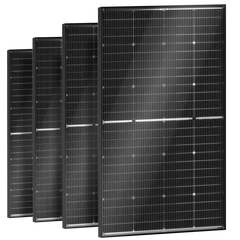 BougeRV N-Type 12V/24V 200 Watt Bifacial 16BB Solar Panel