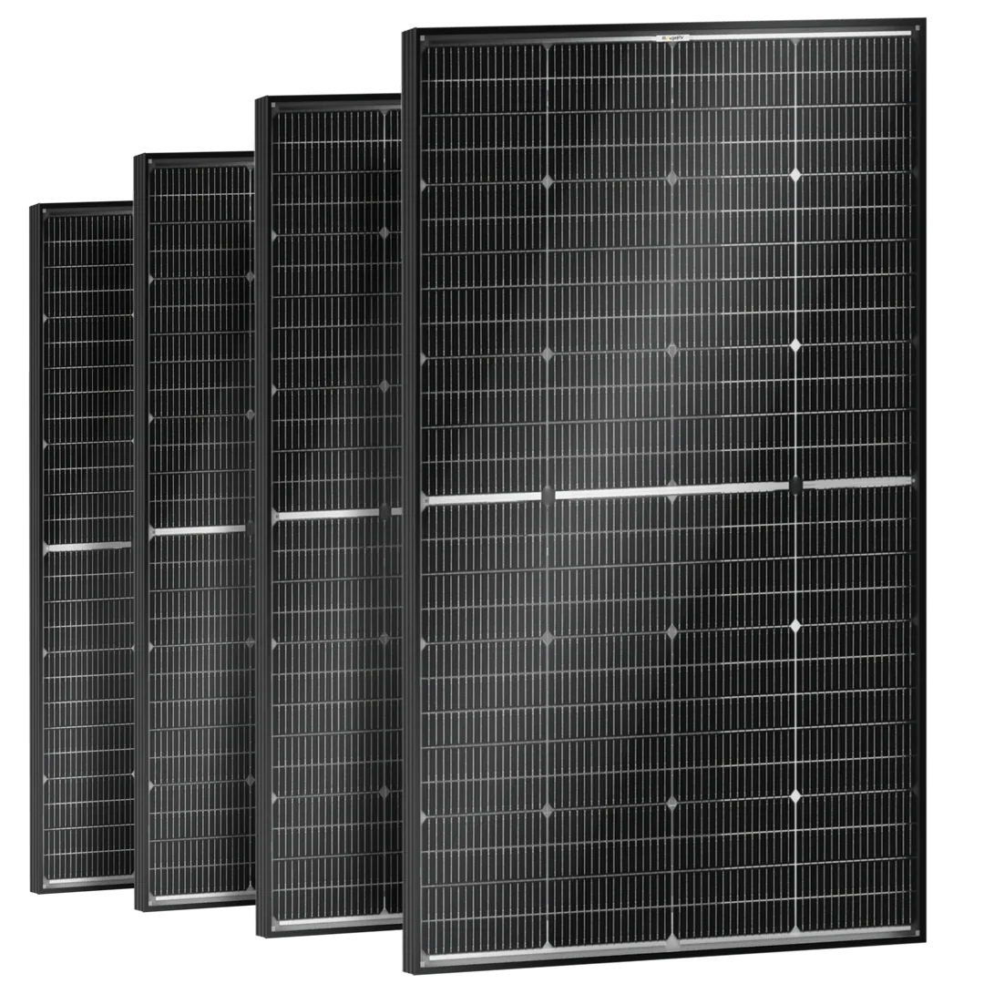 BougeRV 16BB N-Type 12V/24V 100 Watt Bifacial Solar Panel - Green Vista Living