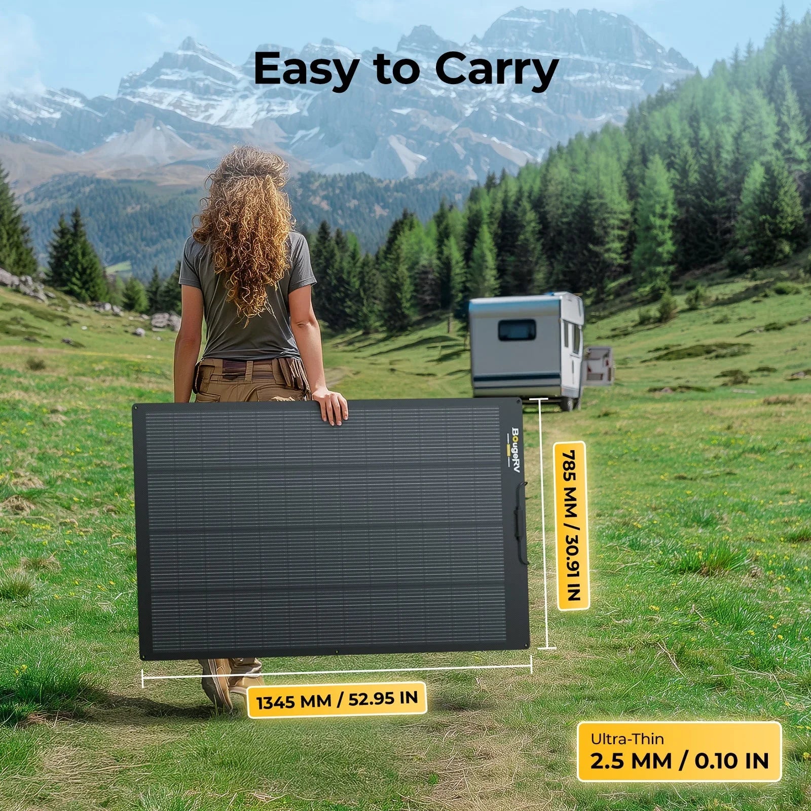 BougeRV 12V 400 Watt Arch Pro Solar System Kit - Green Vista Living