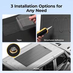 BougeRV 12V 400 Watt Arch Pro Solar System Kit