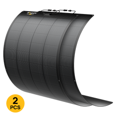 BougeRV Arch Pro 100W N-Type TOPCon Flexible Solar Panel (12V/24V Compatible)