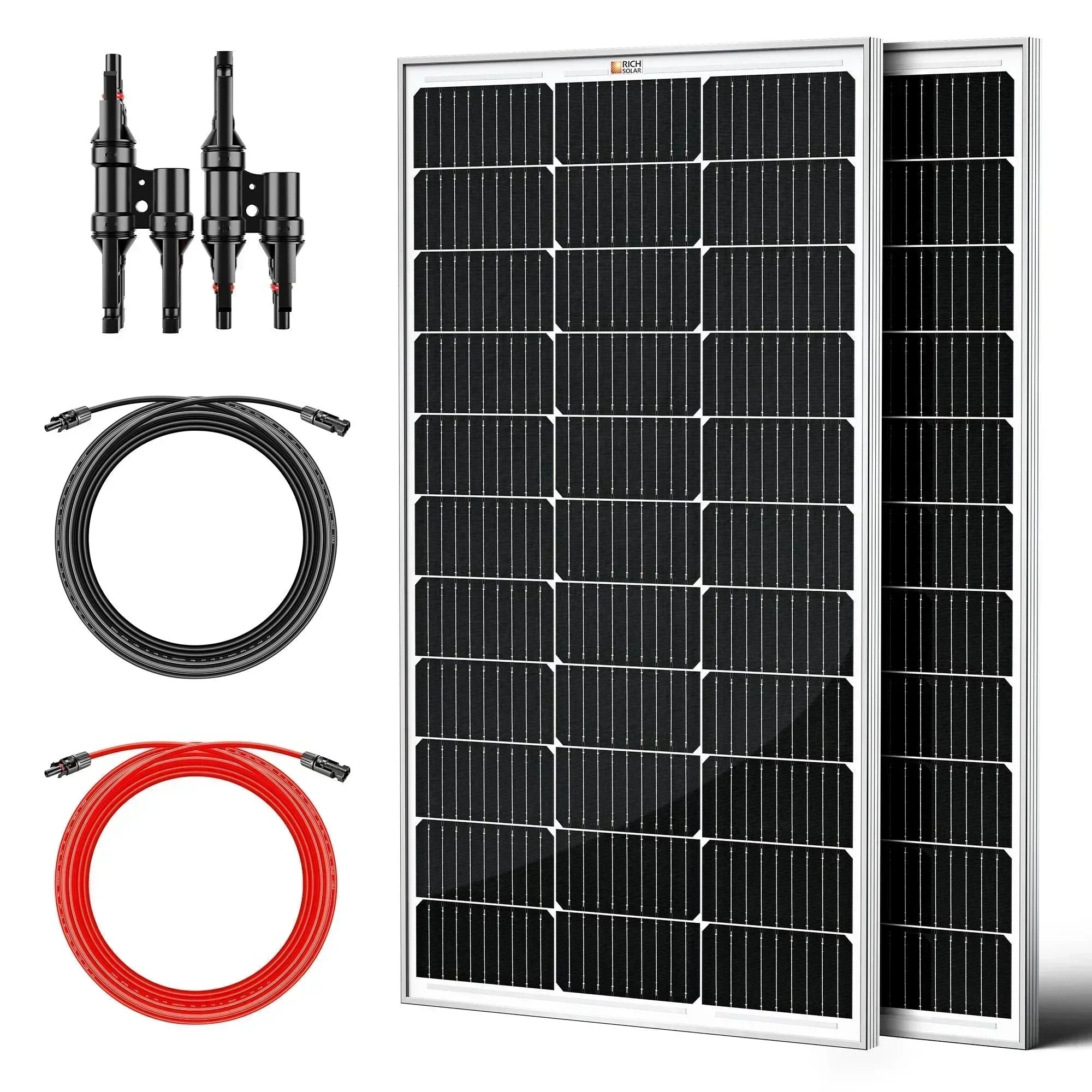 Rich Solar - 200 Watt Solar Kit for Solar Generators Portable Power Stations - Green Vista Living