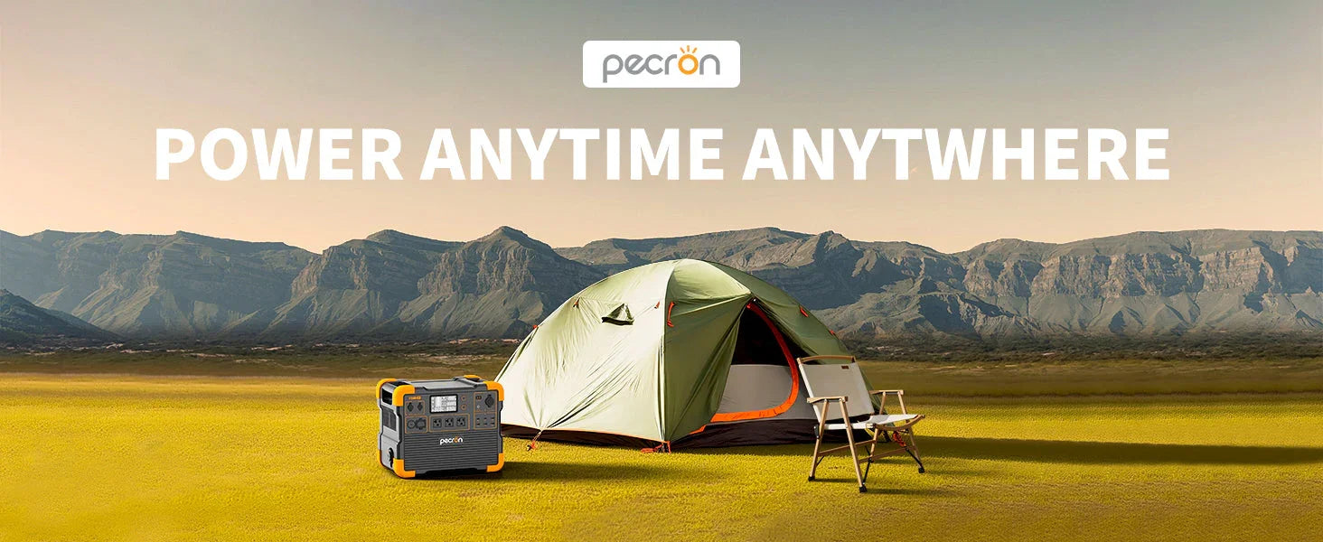 PECRON E1500LFP Expandable Portable Power Station 2200W 1536Wh - Green Vista Living