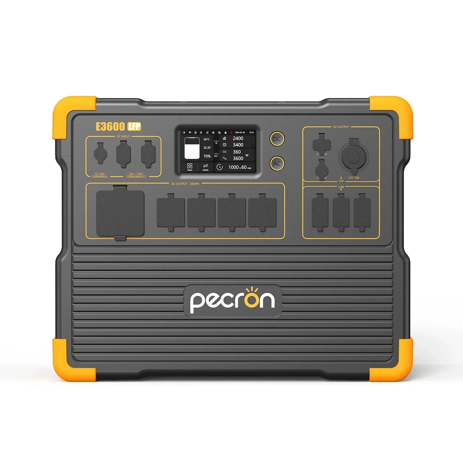 PECRON E3600LFP Portable Power Station 3600W 3072Wh - Green Vista Living