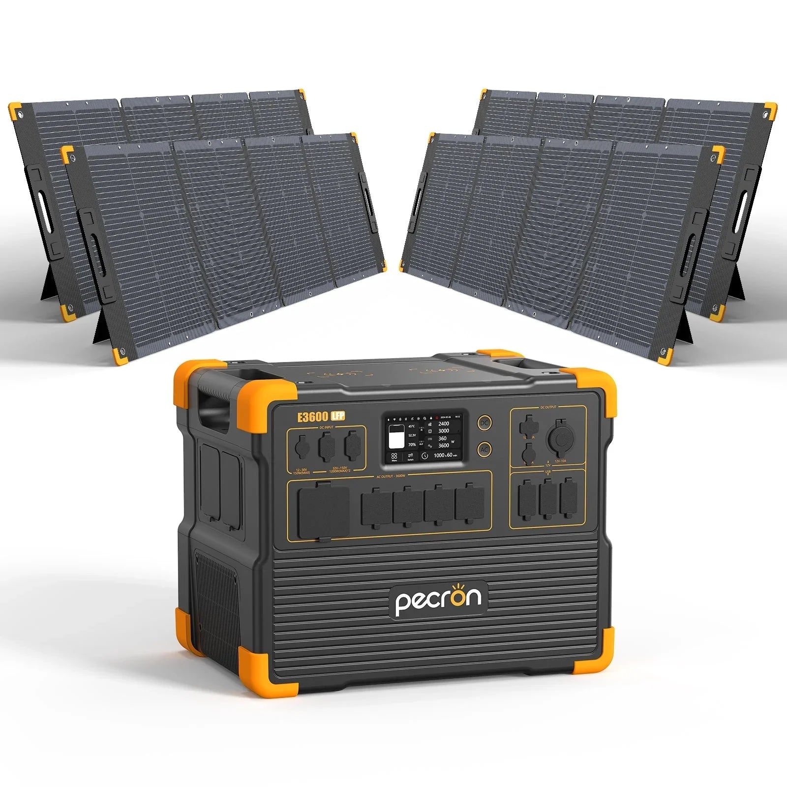 PECRON E3600LFP Portable Power Station 3600W 3072Wh - Green Vista Living