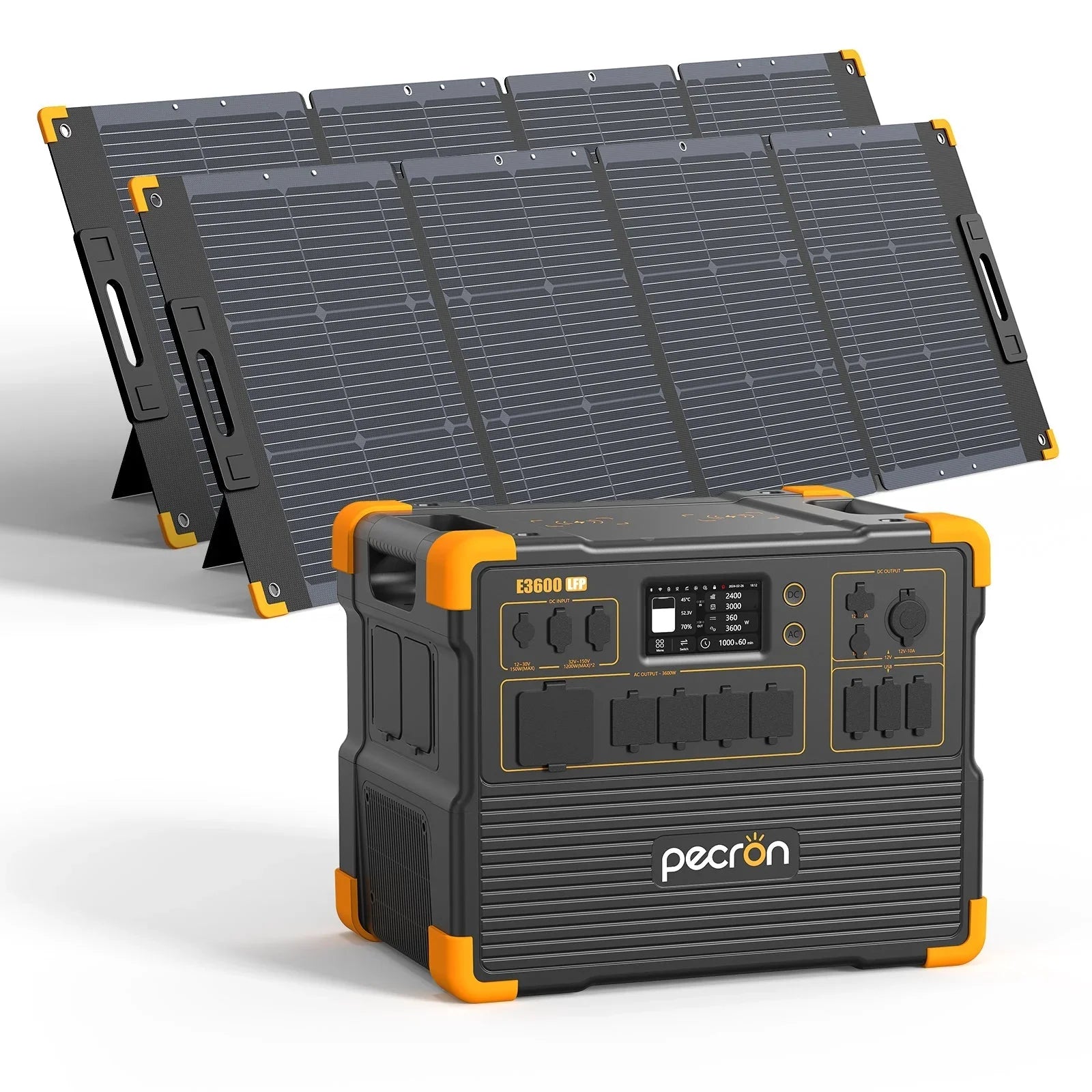 PECRON E3600LFP Portable Power Station 3600W 3072Wh - Green Vista Living