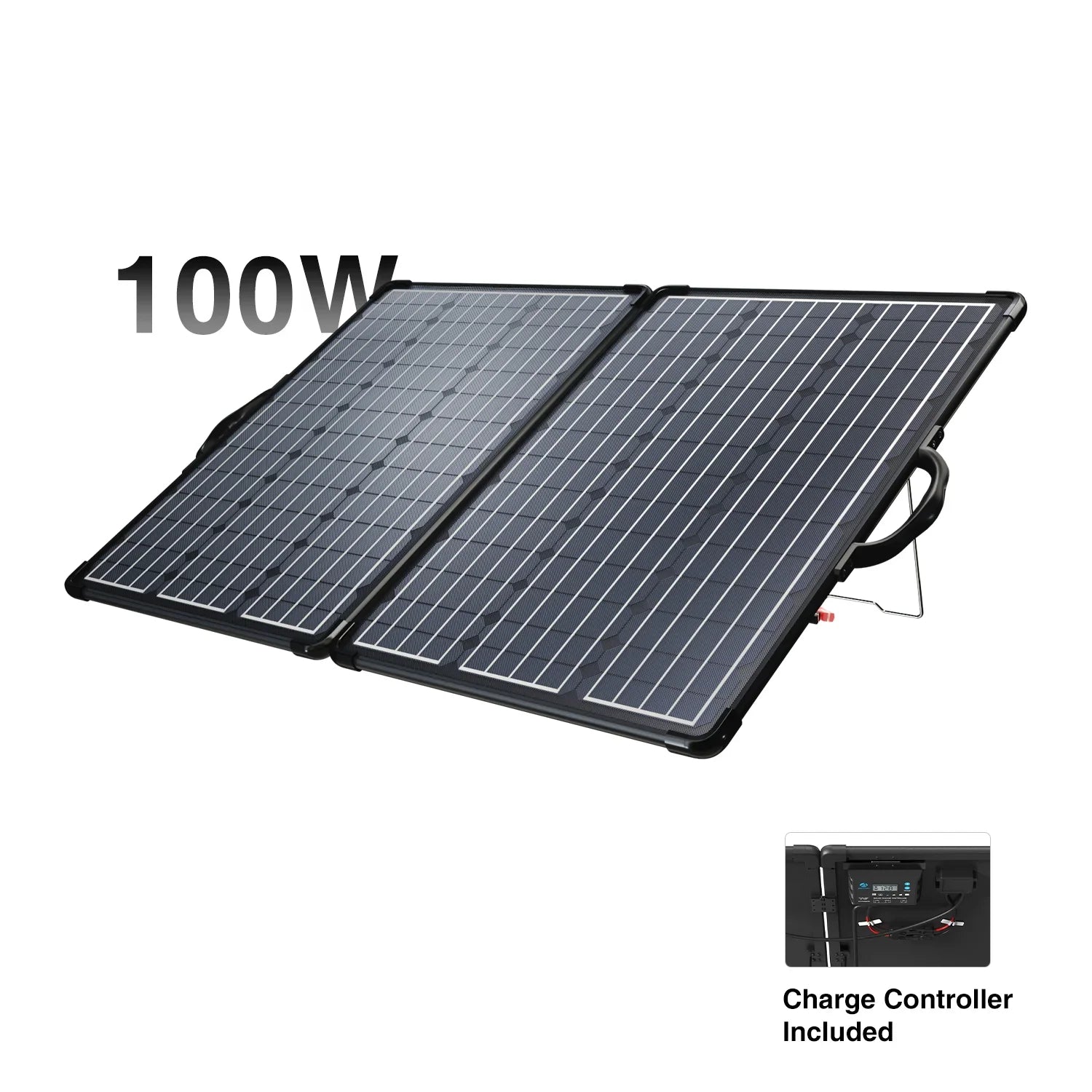 ACOPOWER PLK Portable Solar Panel Kit, Lightweight 20A Charge Controller——200W, 100W - Green Vista Living