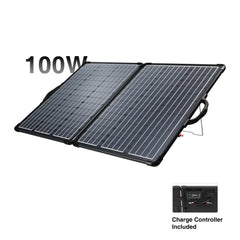 ACOPOWER PLK Portable Solar Panel Kit, Lightweight 20A Charge Controller——200W, 100W - Green Vista Living